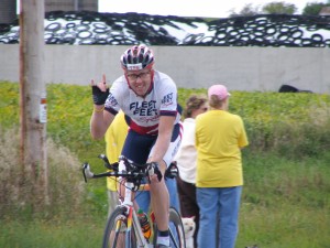 Ryan enjoying the tailwind